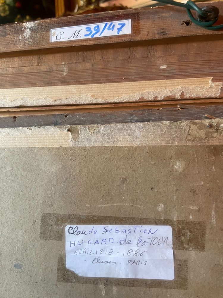 Öl auf Holz „Hugard de la Tour“