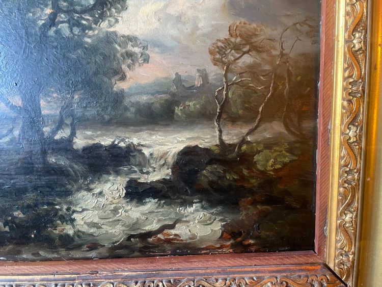 Öl auf Holz „Hugard de la Tour“