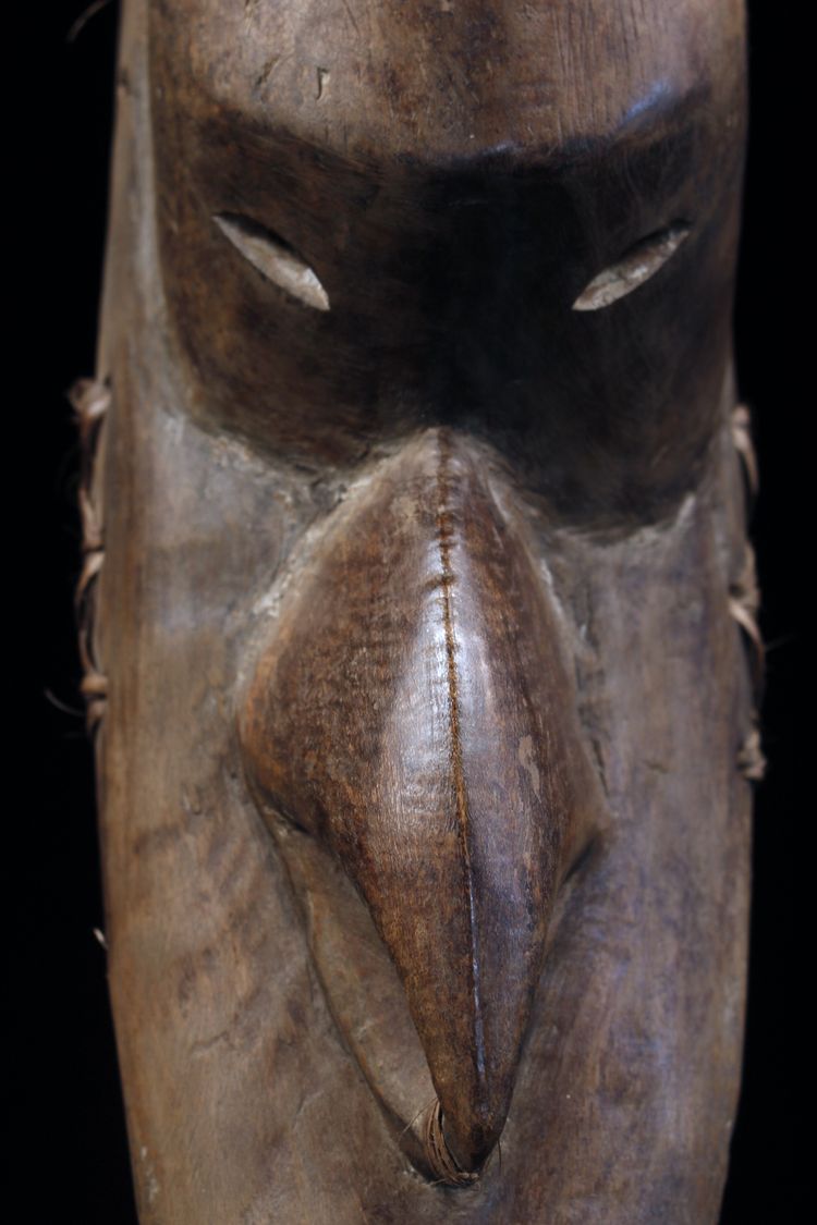 Brag mask, Oceanic art, tribal art, Papua New Guinea, Sculpture, primitive arts, 63 cm