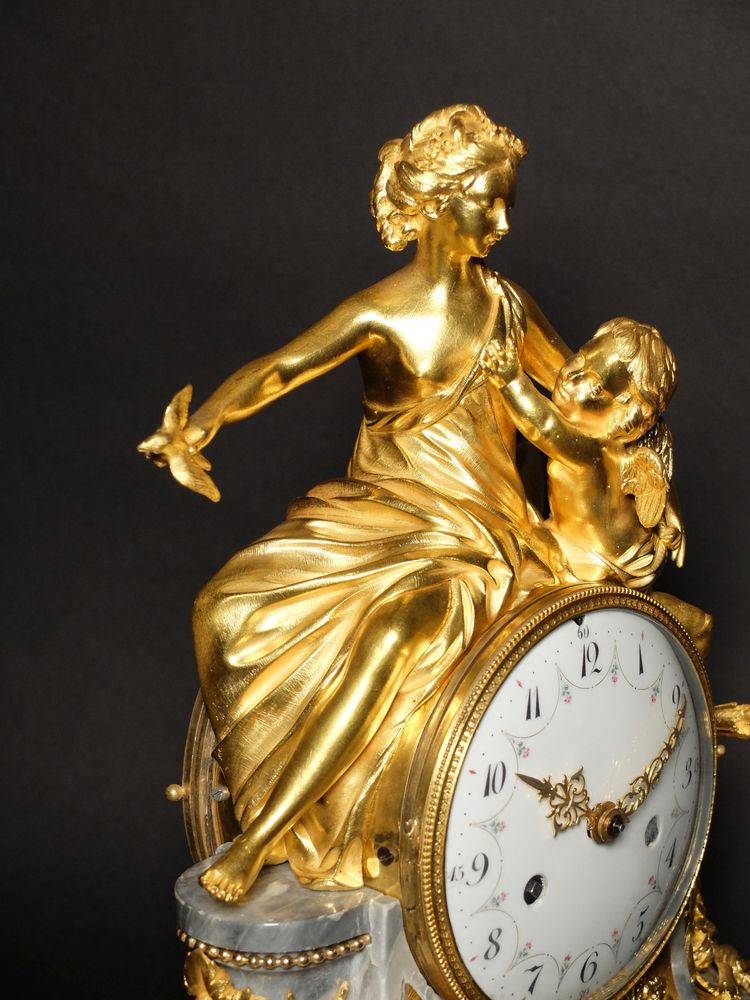 Louis XVI period clock "Love and Friendship"