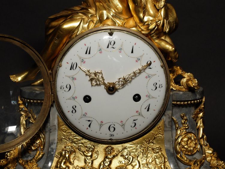 Louis XVI period clock "Love and Friendship"
