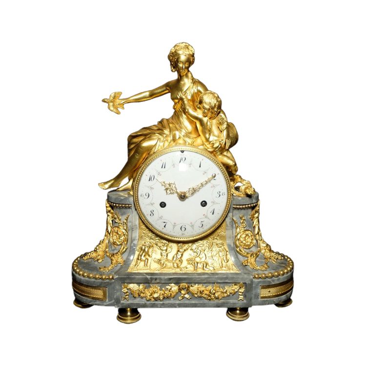 Louis XVI period clock "Love and Friendship"