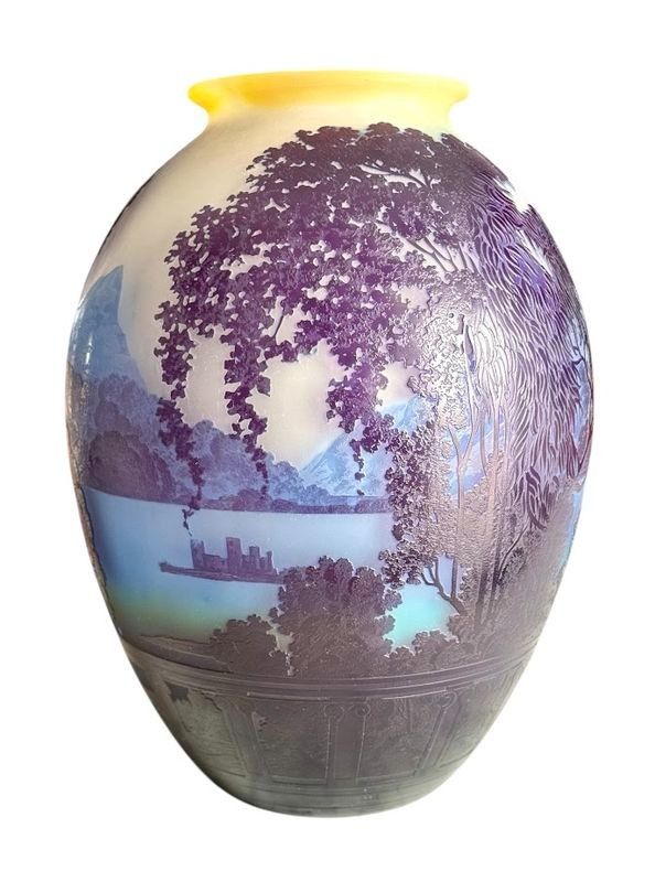 Emile Gallé Vase "Lake Como"