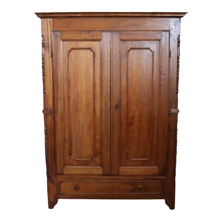 Armoire Ancienne en Peuplier, 19ème siècle