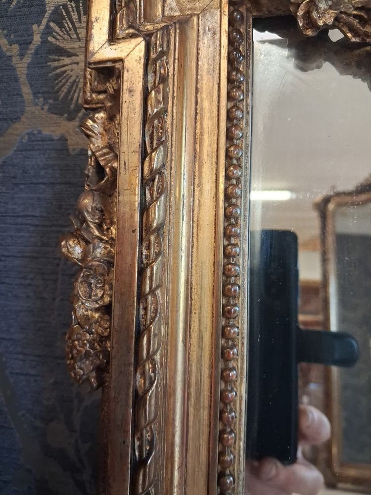 Napoleon III period mirror 74 x 60