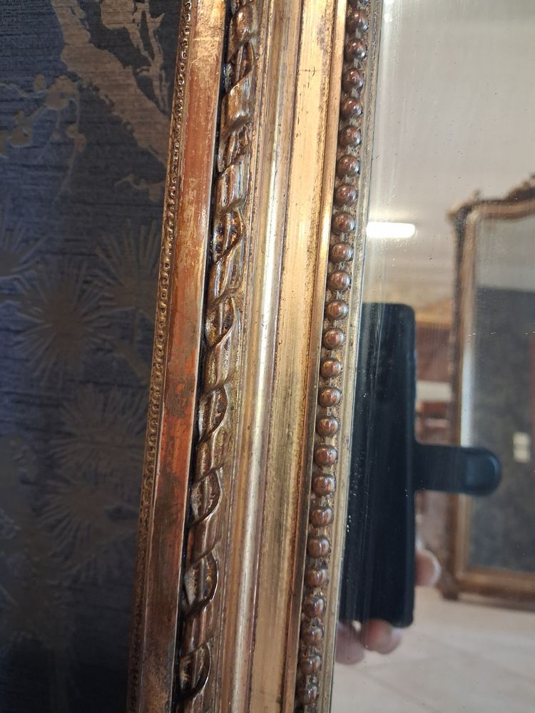 Napoleon III period mirror 74 x 60