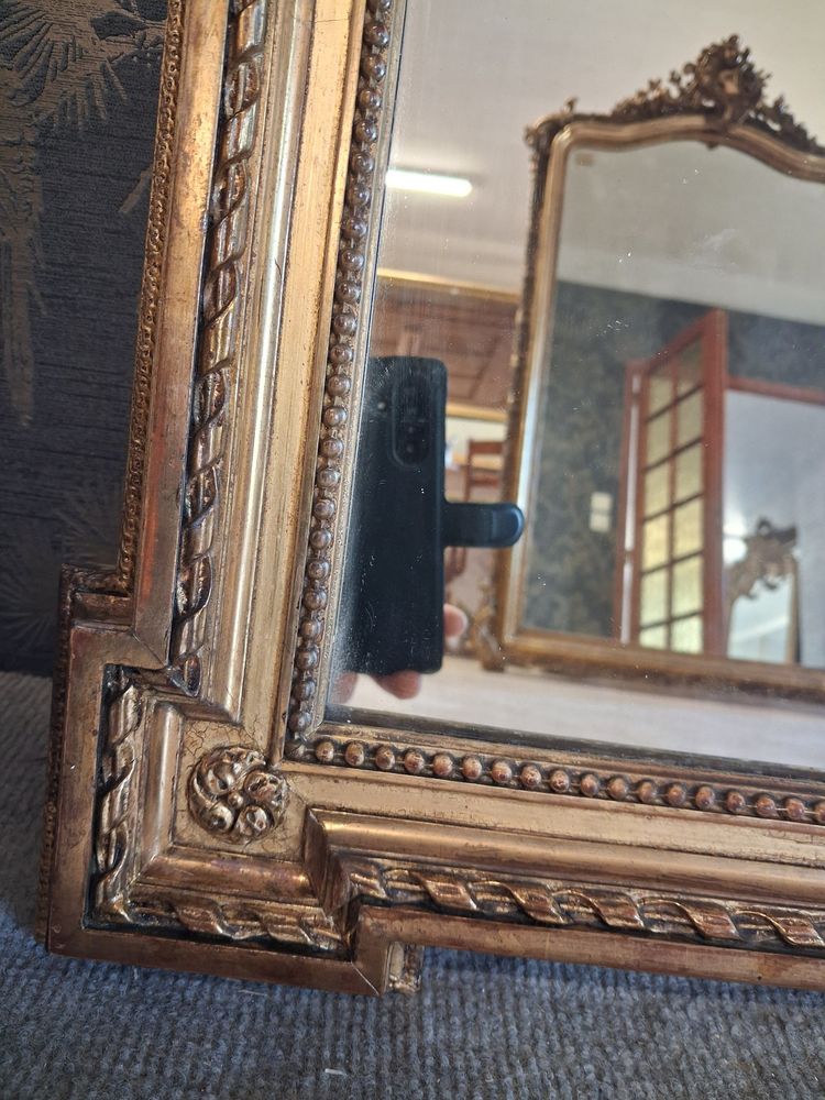 Napoleon III period mirror 74 x 60