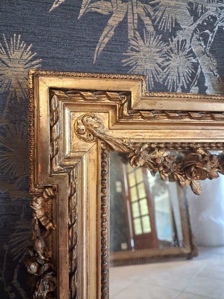 Napoleon III period mirror 74 x 60