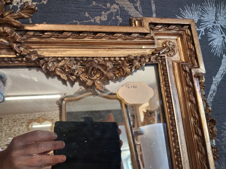 Napoleon III period mirror 74 x 60