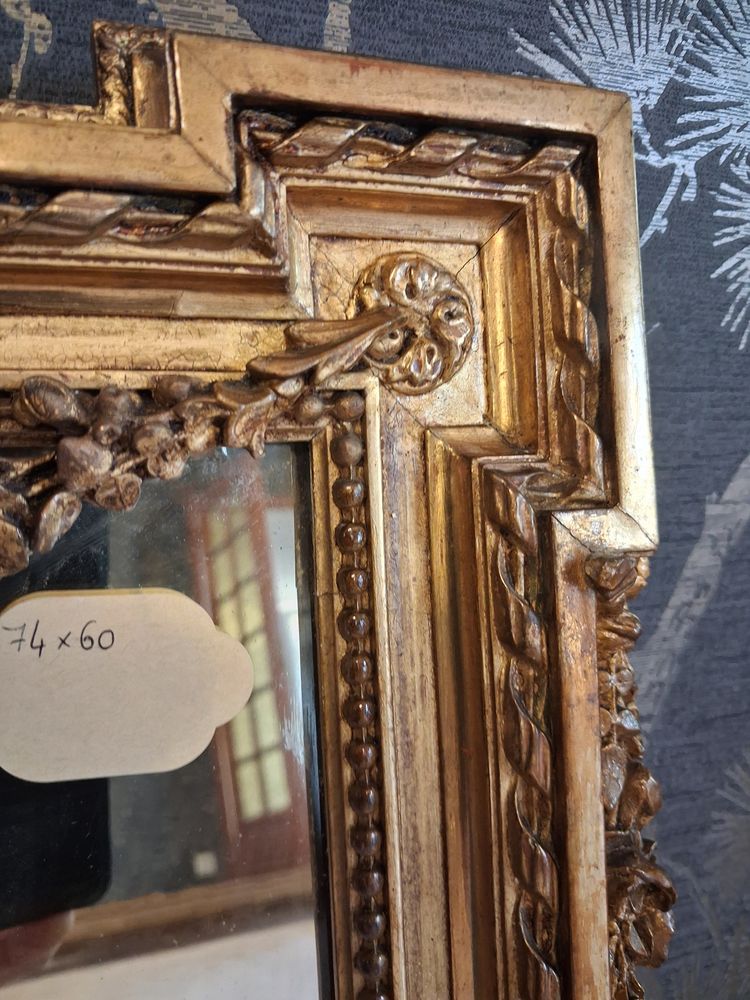 Napoleon III period mirror 74 x 60