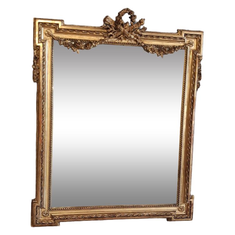 Napoleon III period mirror 74 x 60