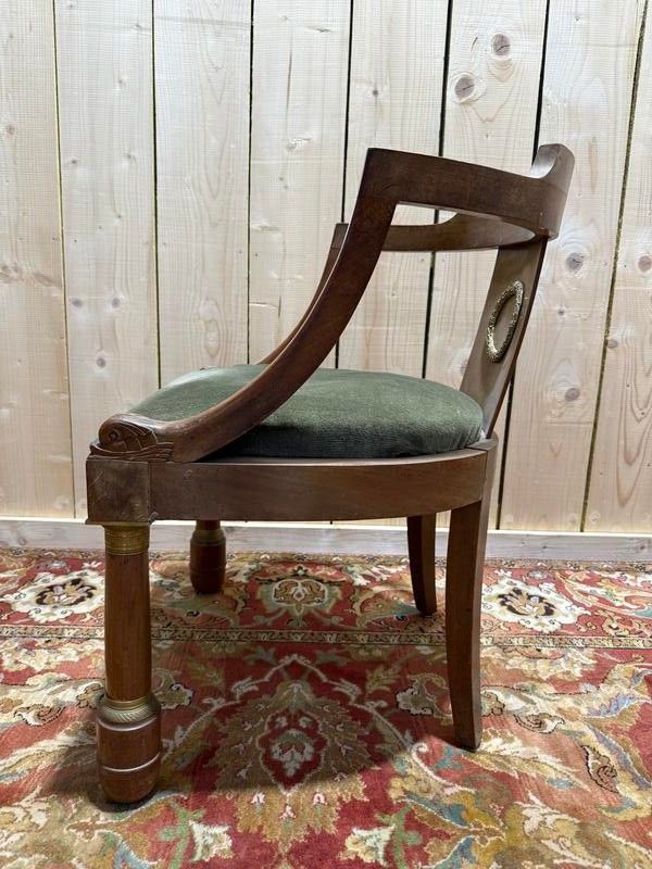 Fauteuil de bureau époque Empire 