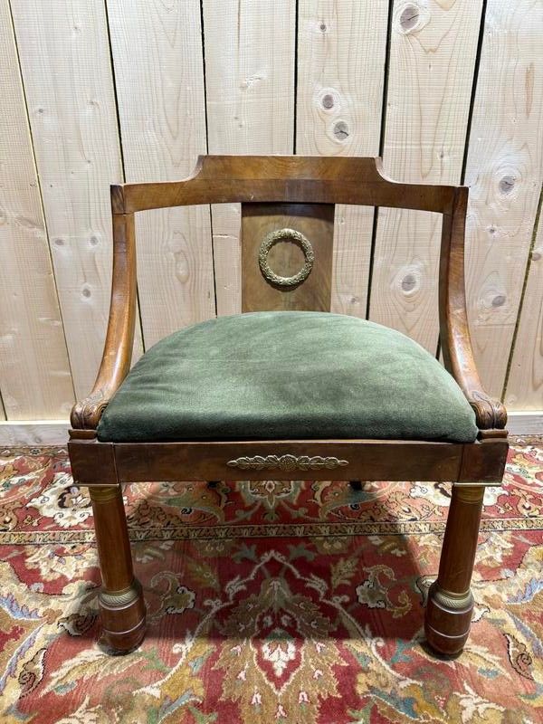 Fauteuil de bureau époque Empire 
