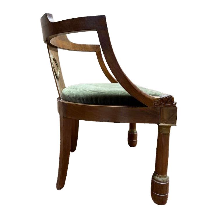 Fauteuil de bureau époque Empire 