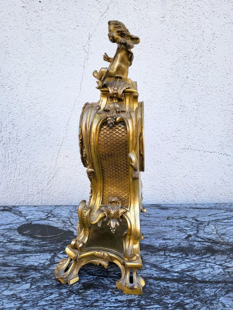 Gilded bronze cartel, 19th century