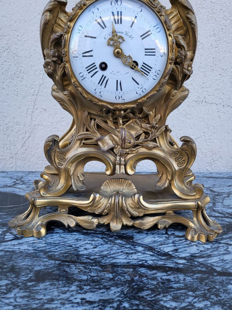 Gilded bronze cartel, 19th century