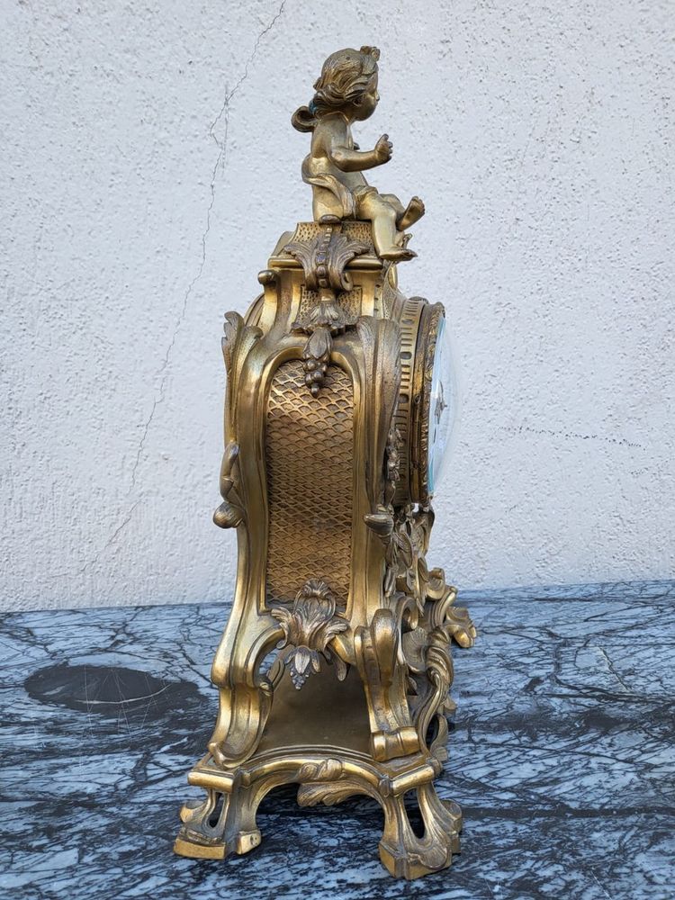 Gilded bronze cartel, 19th century