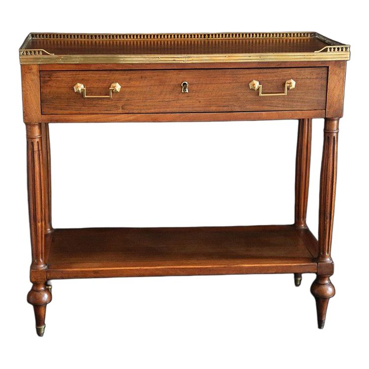 Console Louis XVI, walnut, XVIIIth century