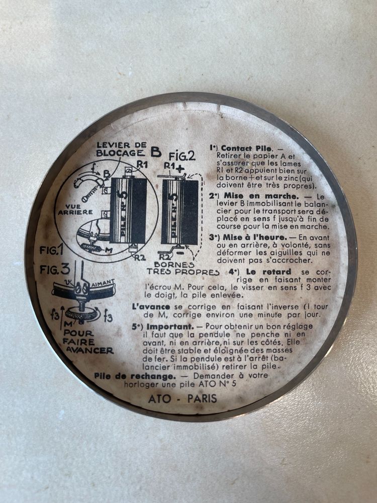 ATO electric table clock