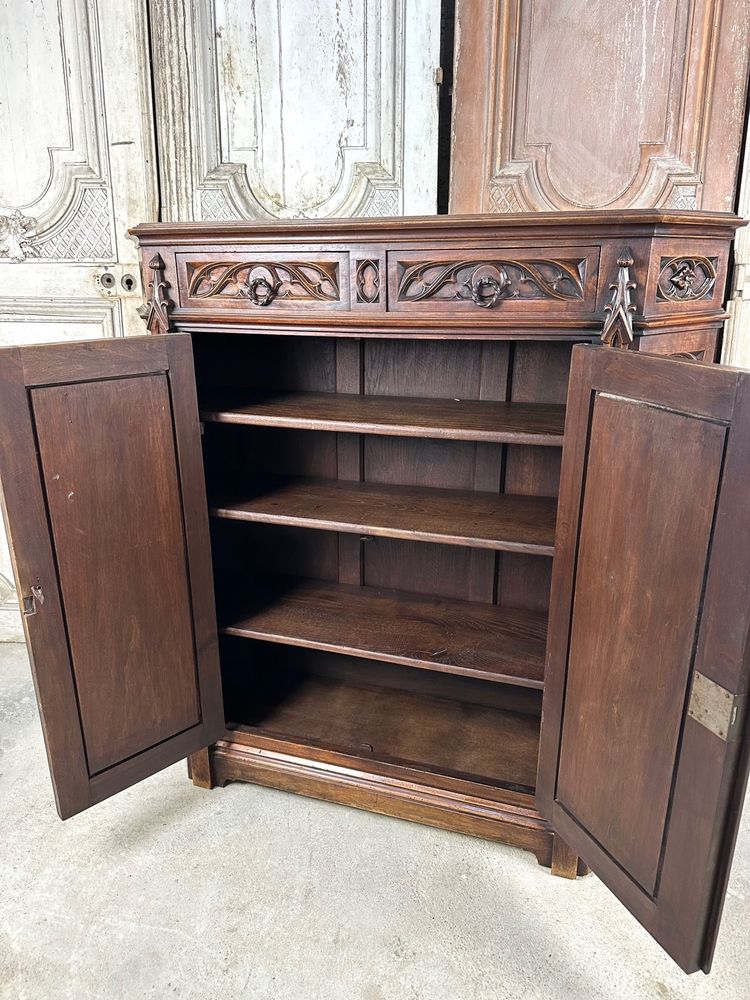 Gothic style sideboard circa 1900