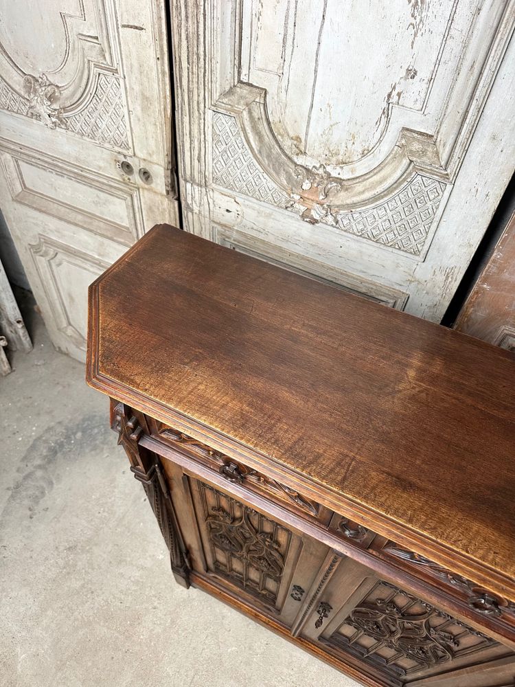 Gothic style sideboard circa 1900