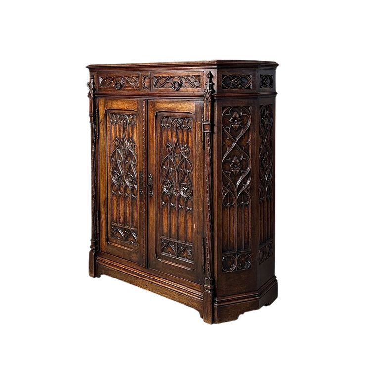 Gothic style sideboard circa 1900