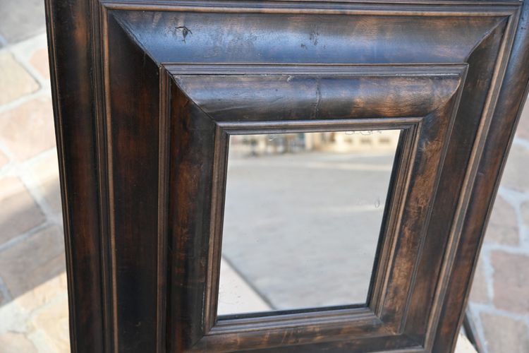 Louis XIII period wooden mirror from the 17th century