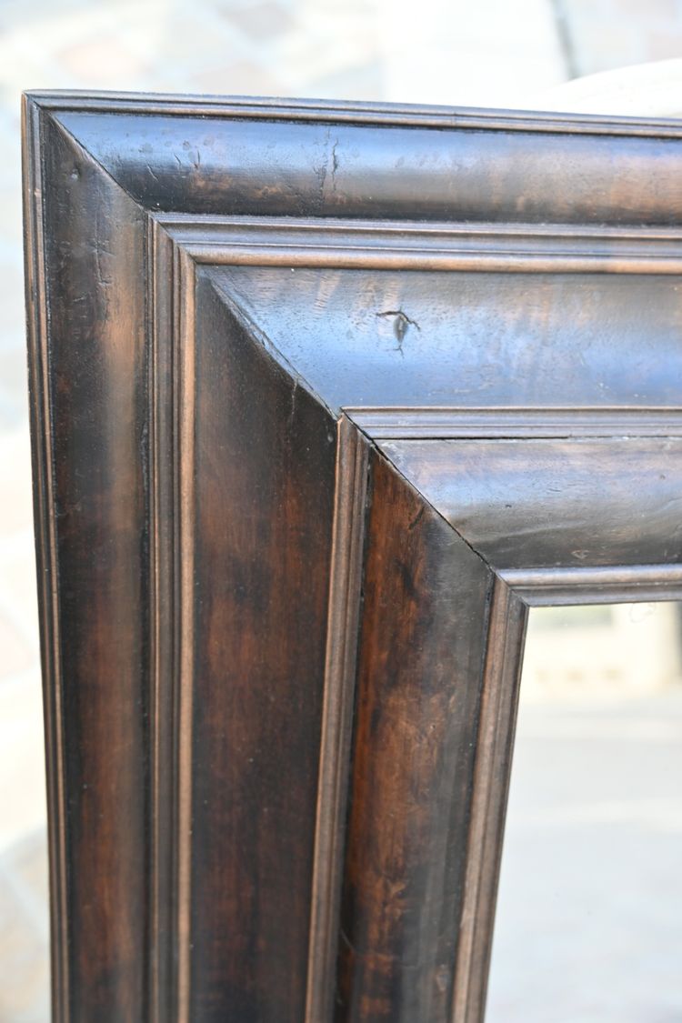 Louis XIII period wooden mirror from the 17th century