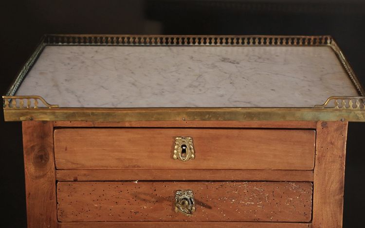 Guéridon Louis XVI, Marbre, XVIIIème Siècle