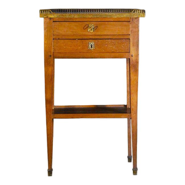 Guéridon Louis XVI, Marbre, XVIIIème Siècle