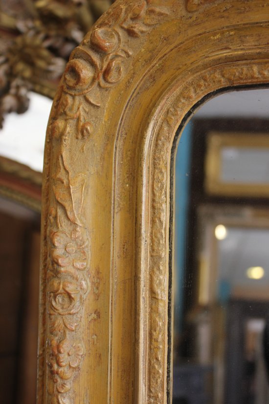 Antique Mirror, Mercury and Patina 69 X 84 Cm