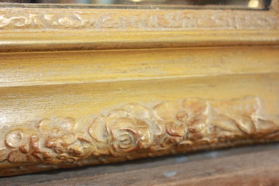 Antique Mirror, Mercury and Patina 69 X 84 Cm