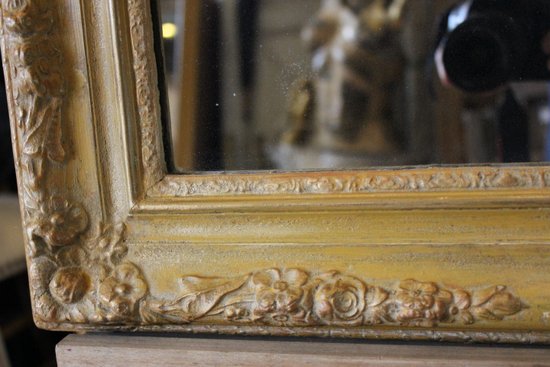 Antique Mirror, Mercury and Patina 69 X 84 Cm