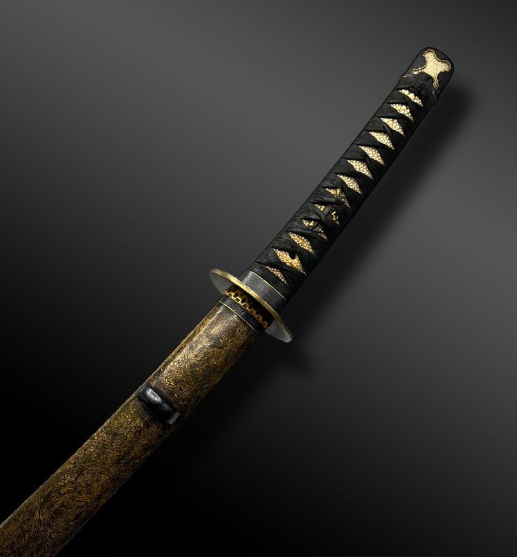 SCIABOLA chiamata Katana firmata Hizen Kuni (No) Ju Mutsu (No) Kami Tadayoshi - Giappone - XVII secolo