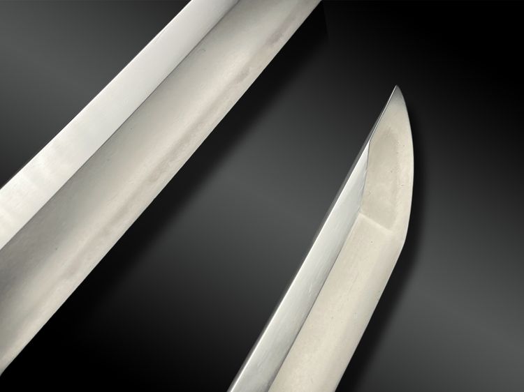 SCIABOLA chiamata Katana firmata Hizen Kuni (No) Ju Mutsu (No) Kami Tadayoshi - Giappone - XVII secolo