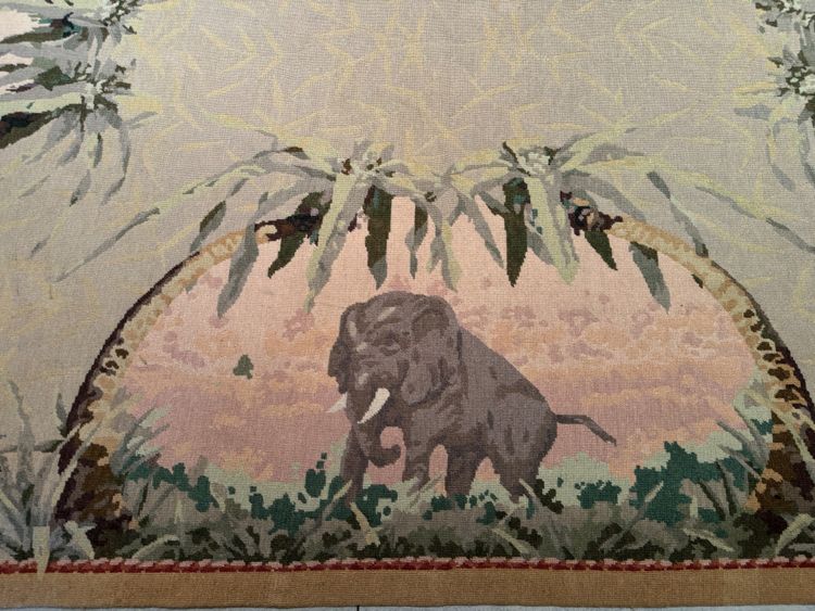 Tapis au point noué d'après Aubusson