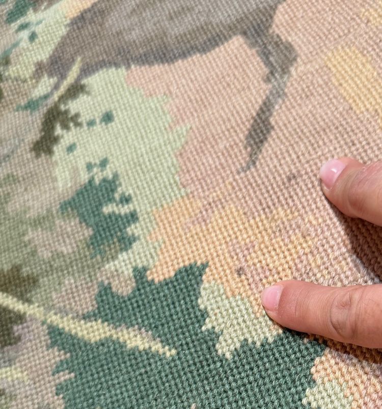 Tapis au point noué d'après Aubusson