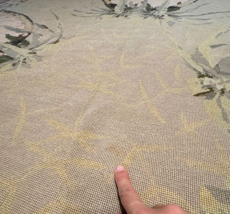 Tapis au point noué d'après Aubusson