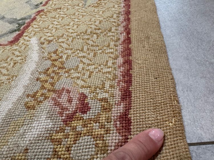Tapis au point noué d'après Aubusson