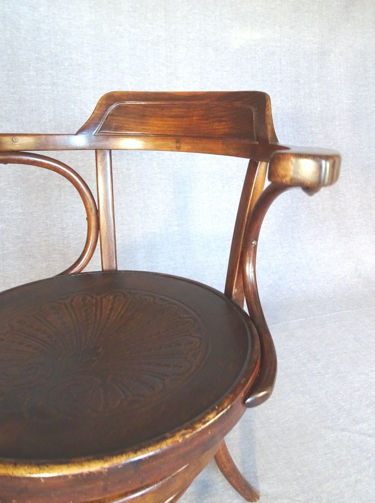KOHN office armchair N°704/n circa 1905 no Thonet