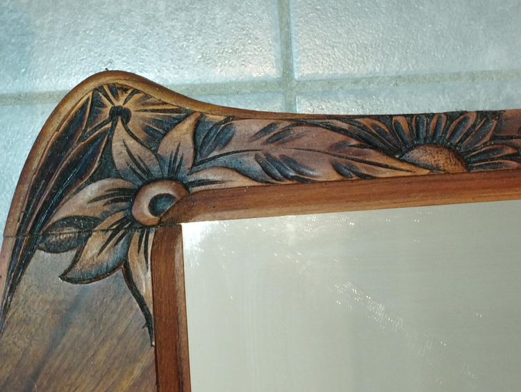 Antique mirror in the style of Camille Gauthier - Art Nouveau