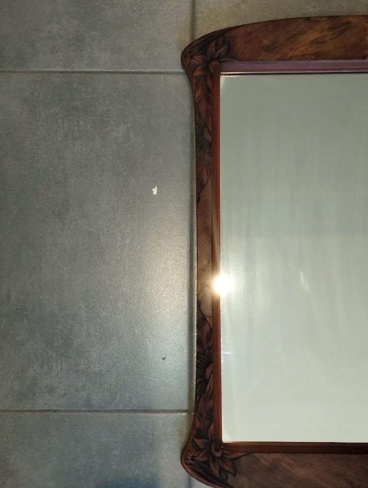 Antique mirror in the style of Camille Gauthier - Art Nouveau
