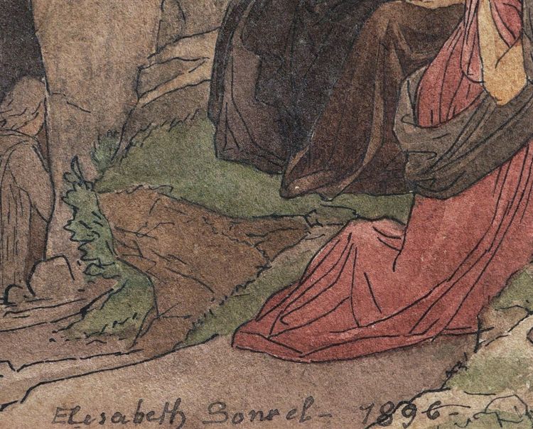 Élisabeth SONREL, Cristo pianto dalle sante donne