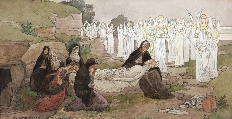 Élisabeth SONREL, Cristo pianto dalle sante donne