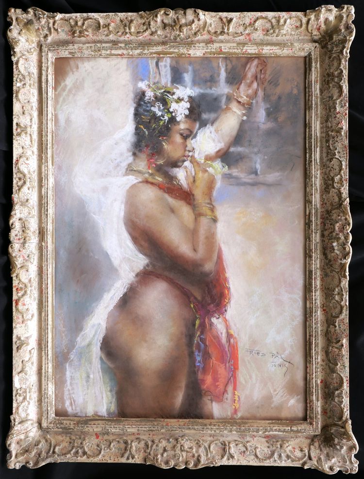 Pál FRIED, Danseuse noire à Tunis