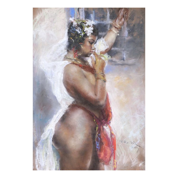 Pál FRIED, Danseuse noire à Tunis