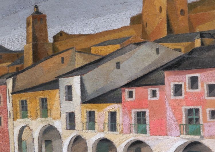 Pierre BOUCHERLE, Imaginäre Landschaft, Tunesien oder Spanien?