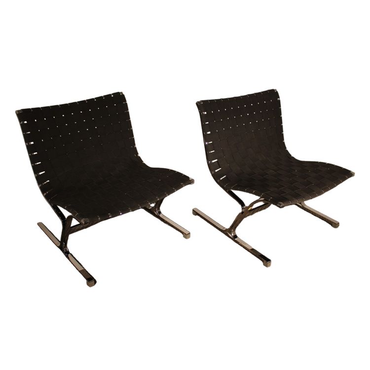 Pair of armchairs by Ross Littel