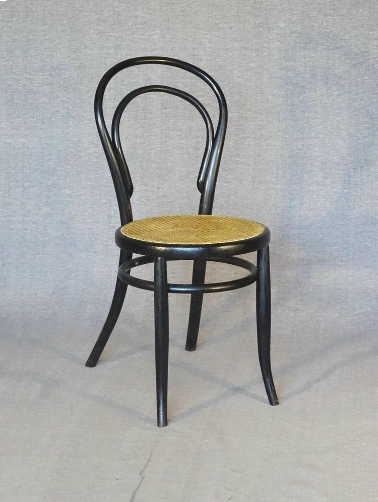 Chair No. 14 by KOHN, black Empire, circa 1875 - no Thonet -