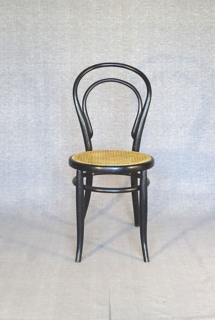 Chair No. 14 by KOHN, black Empire, circa 1875 - no Thonet -